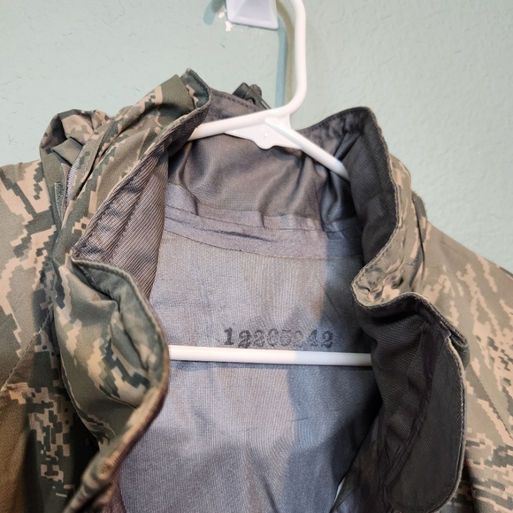 Parka APECS USAF Tiger Stripe Camouflage SPM1C1 07 C 1019 Medium Long W Beanie - Picture 5 of 10